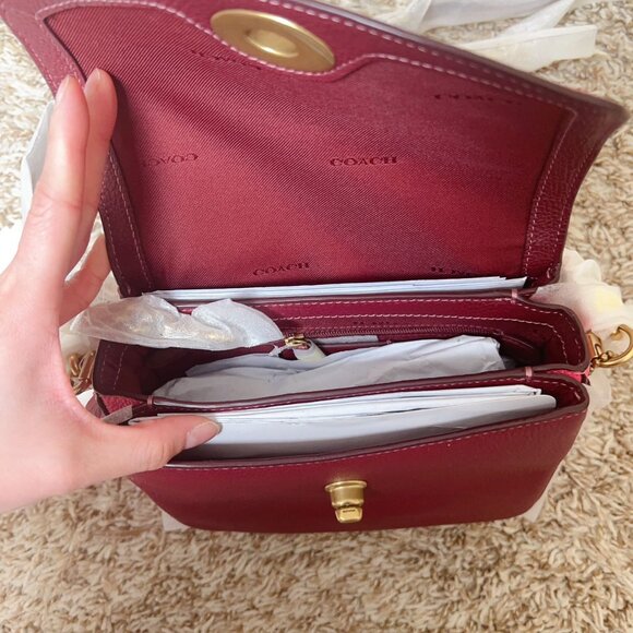 Coach Cassie Crossbody Bag 19 In Colorblock - Picture 5 of 9